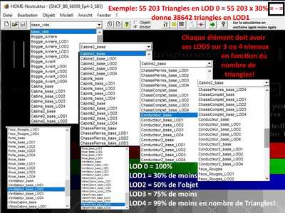 Chaque élément doit avoir ses 3 ou 4 LODS! Conception Home Nost SB5 06 2024